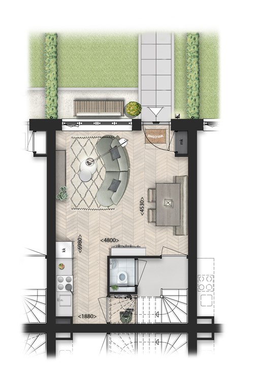 mediumsize floorplan